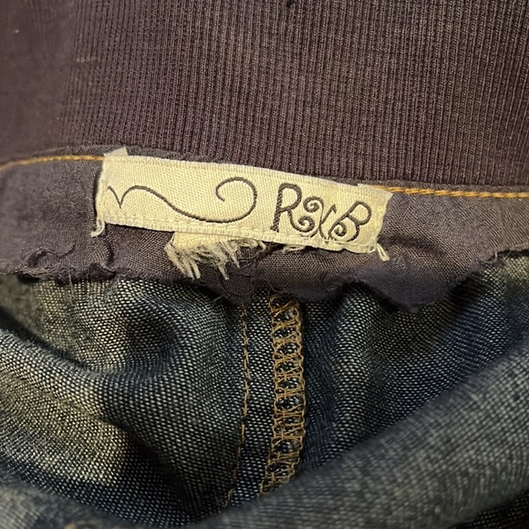 RXB denim skirt with zippered pockets size 16 - Picture 5 of 7